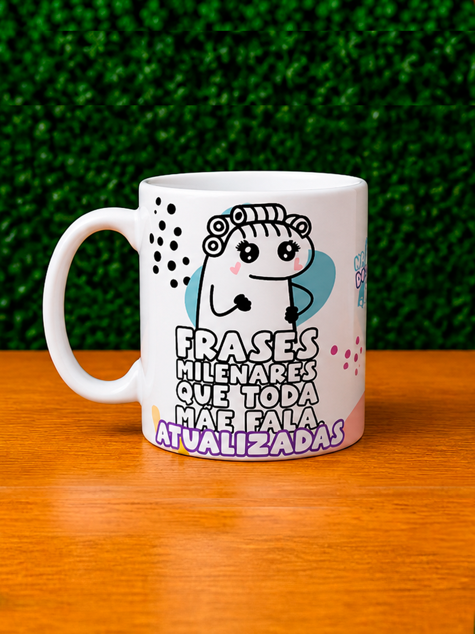 Caneca engraçada para dia das mães - frase