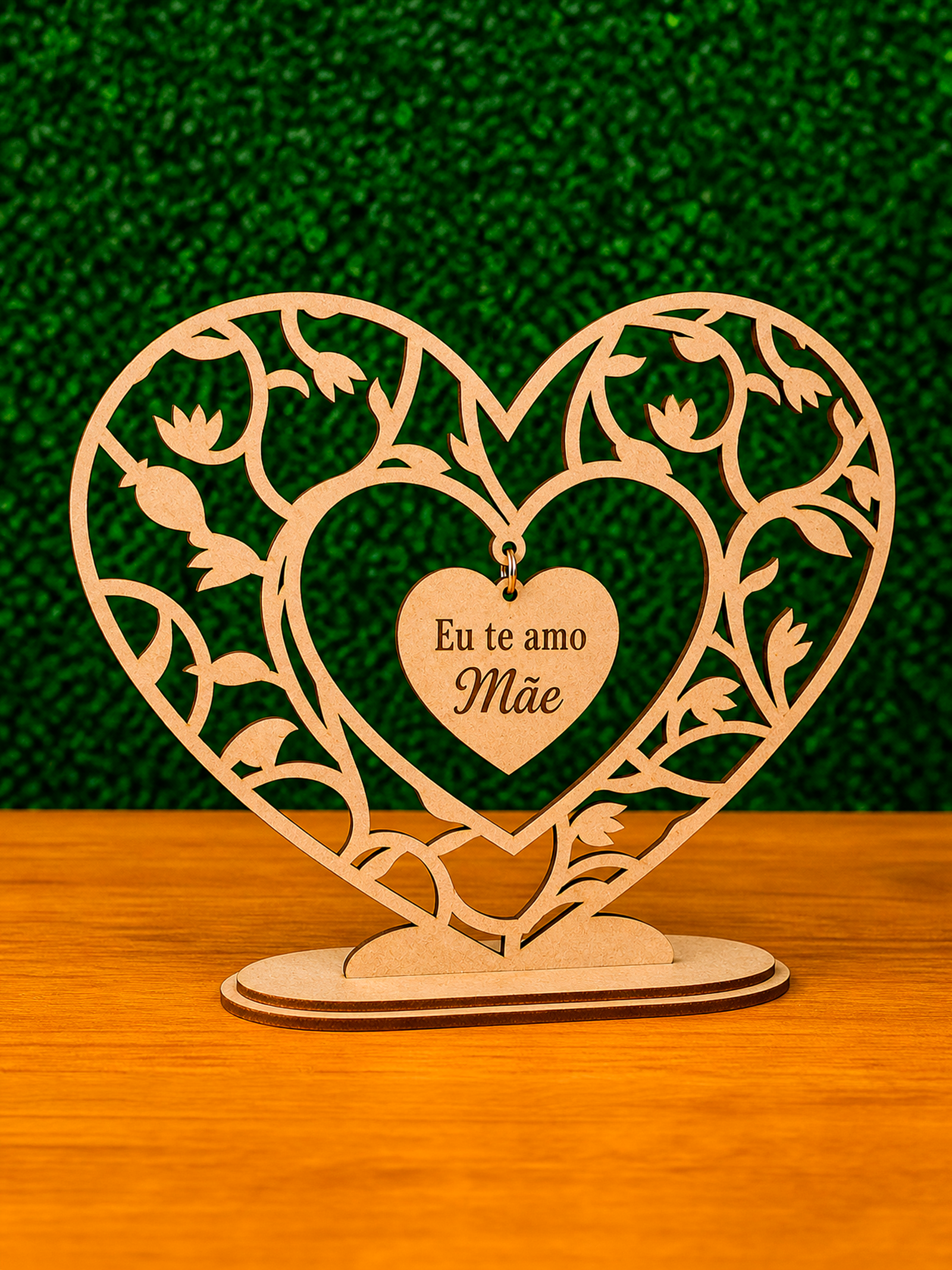 Coração decorativo - EU TE AMO MÃE