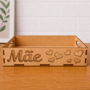 Bandeja Decorativa “Mãe” em MDF