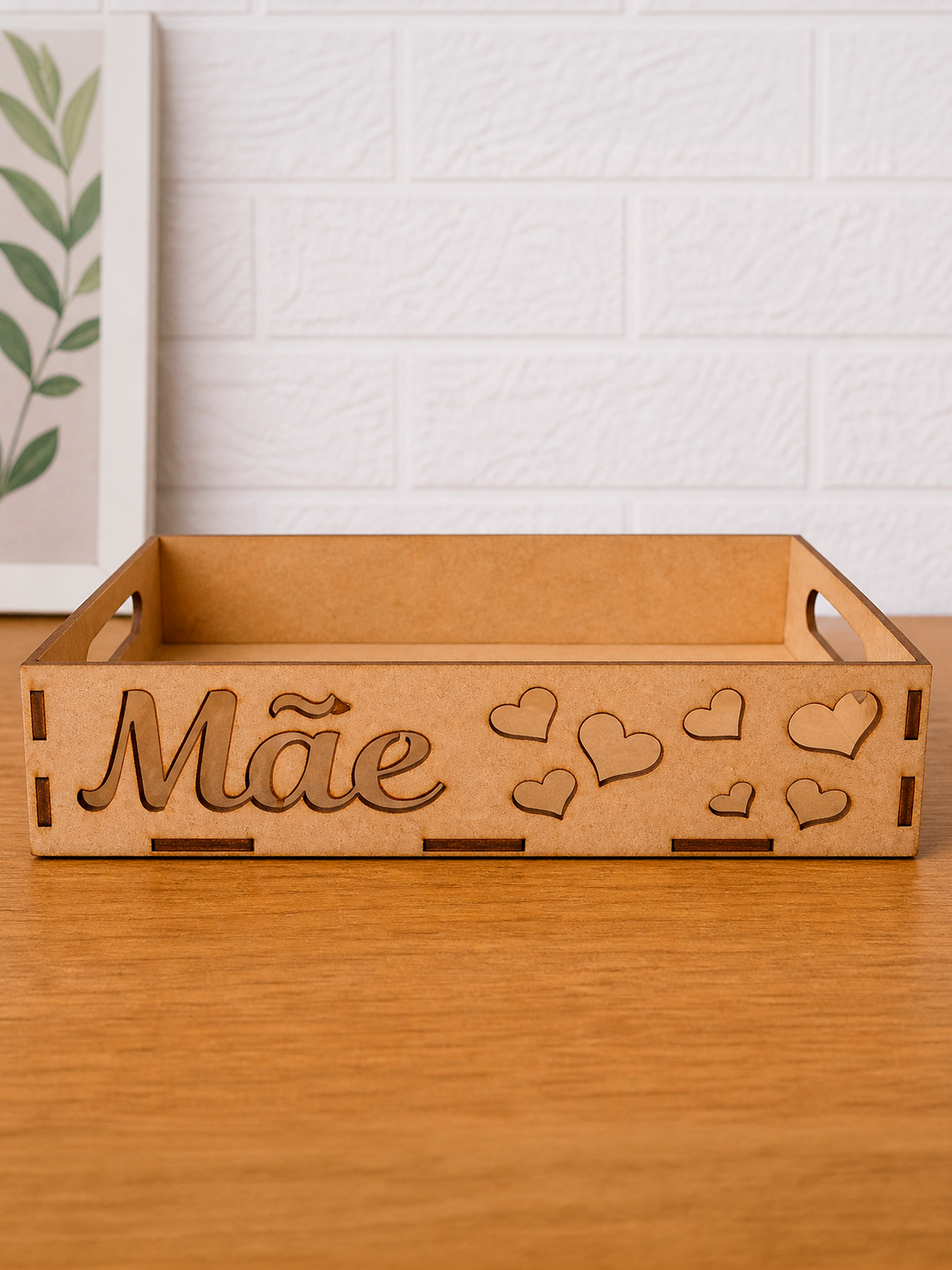 Bandeja Decorativa “Mãe” em MDF