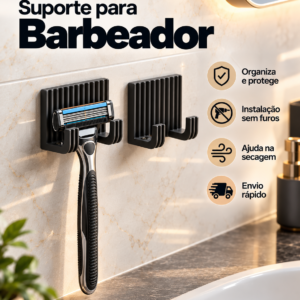 Suporte para barbeador de banheiro