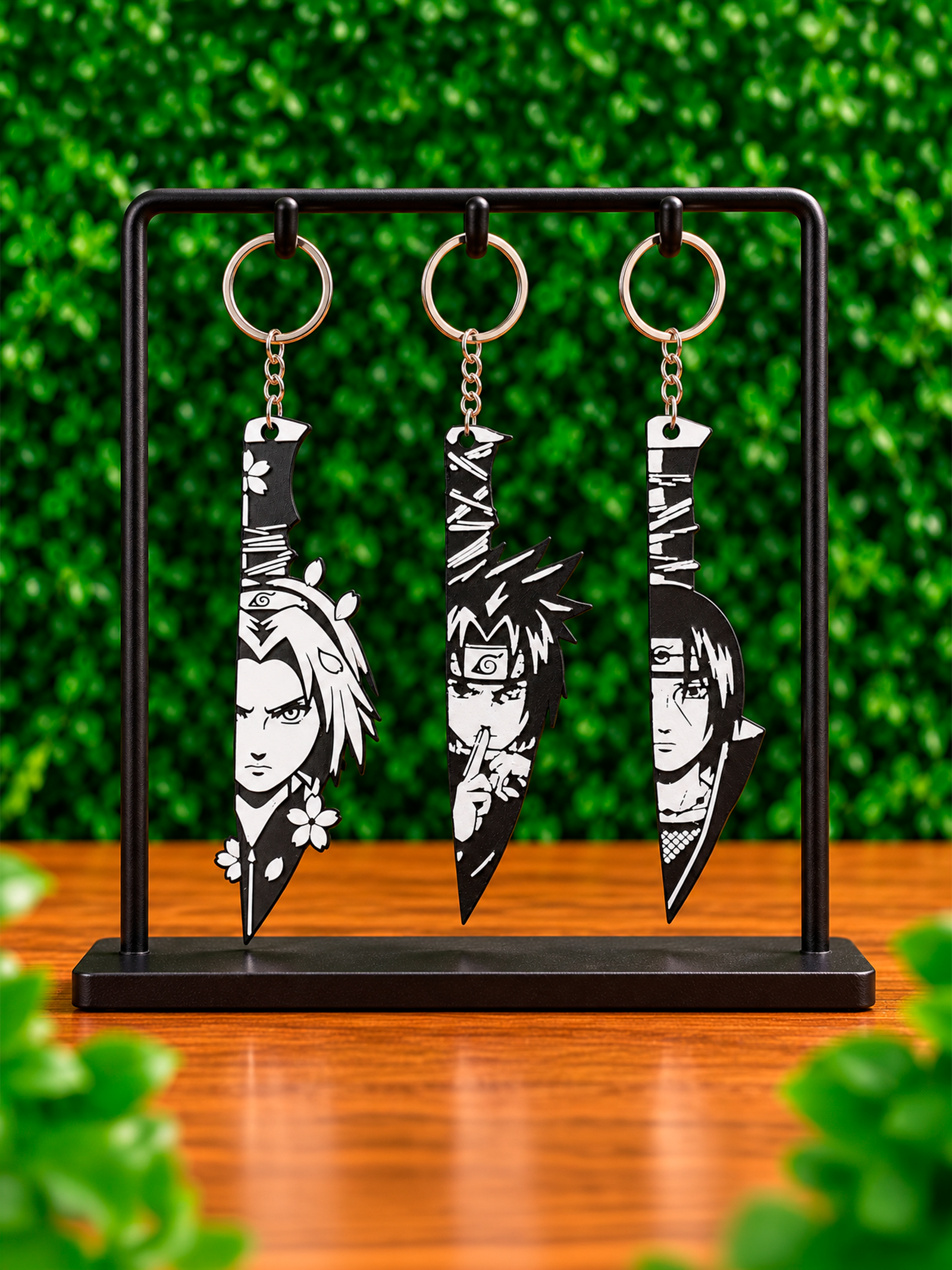 Chaveiro inspirado em Naruto